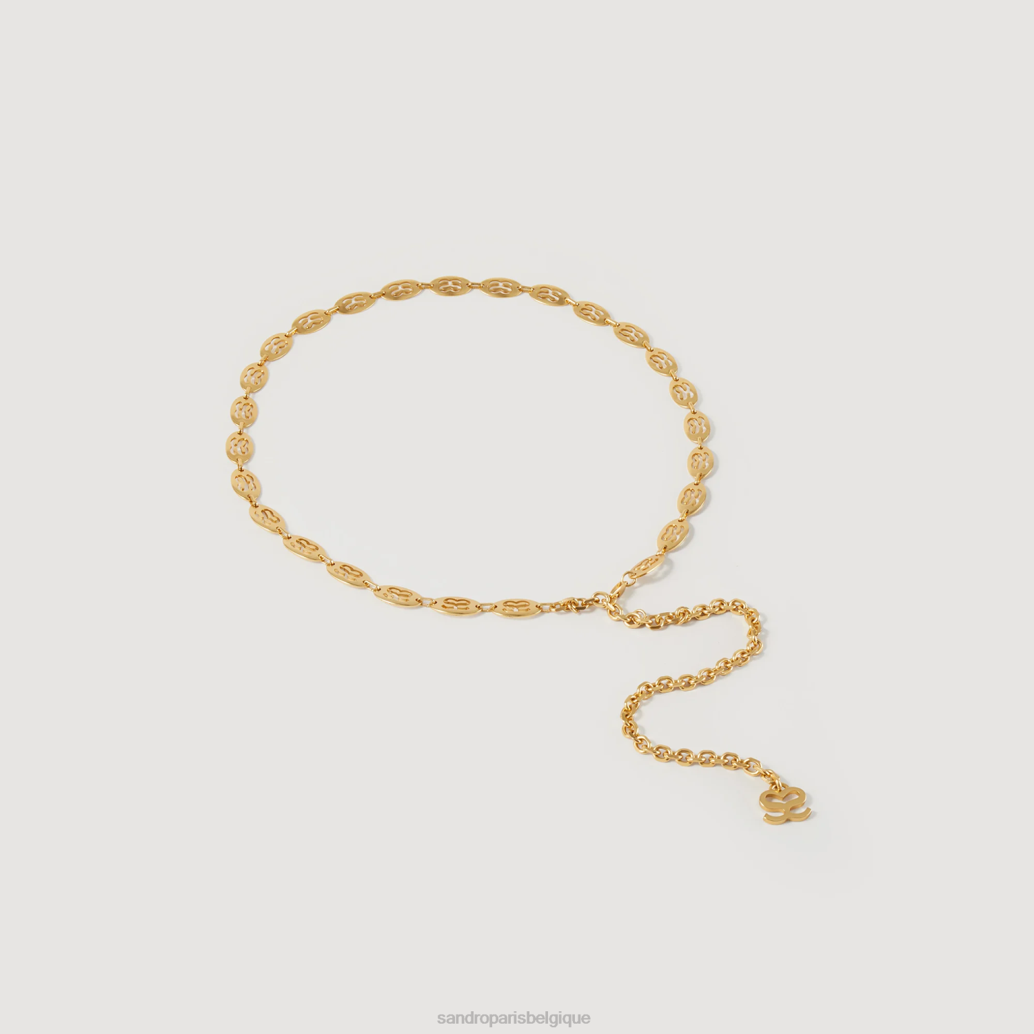 accessoires Sandro Paris ceinture ornée de bijoux laiton or femmes XLXD530