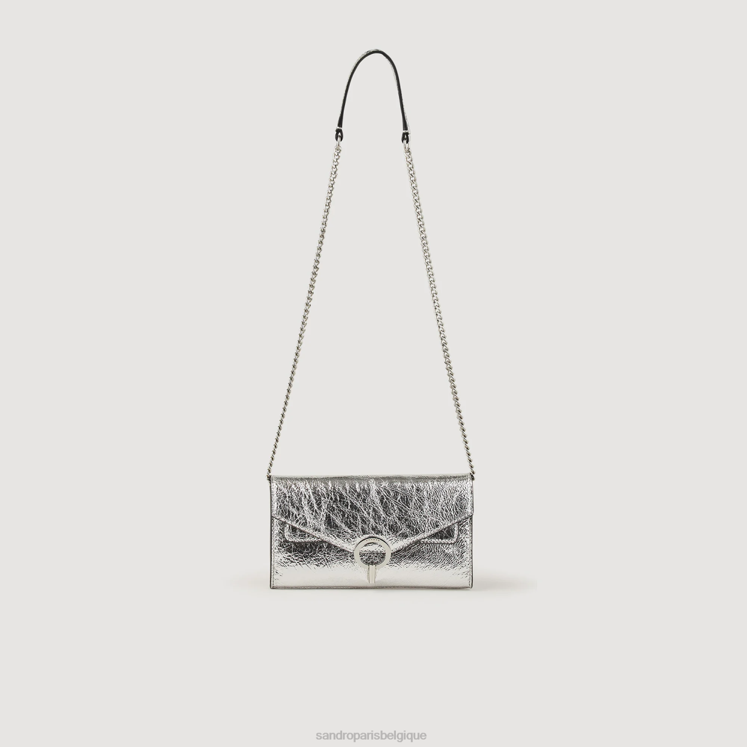 accessoires Sandro Paris pochette à poche yza argent femmes XLXD514