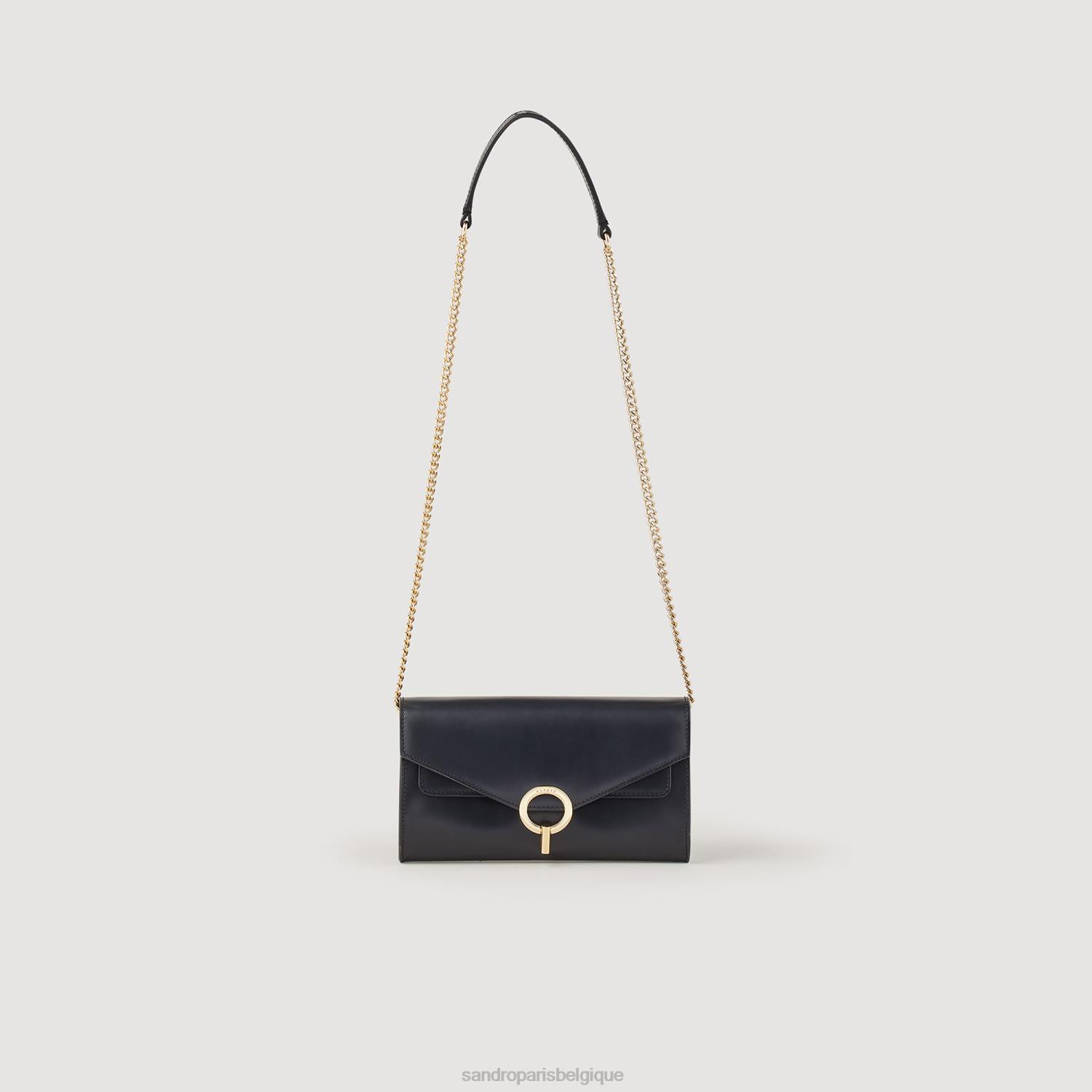 accessoires Sandro Paris pochette à poche yza noir femmes XLXD511