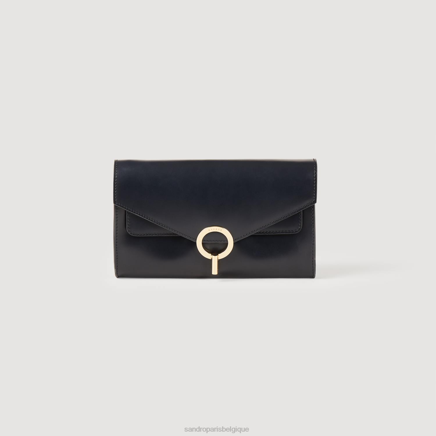 accessoires Sandro Paris pochette à poche yza noir femmes XLXD511