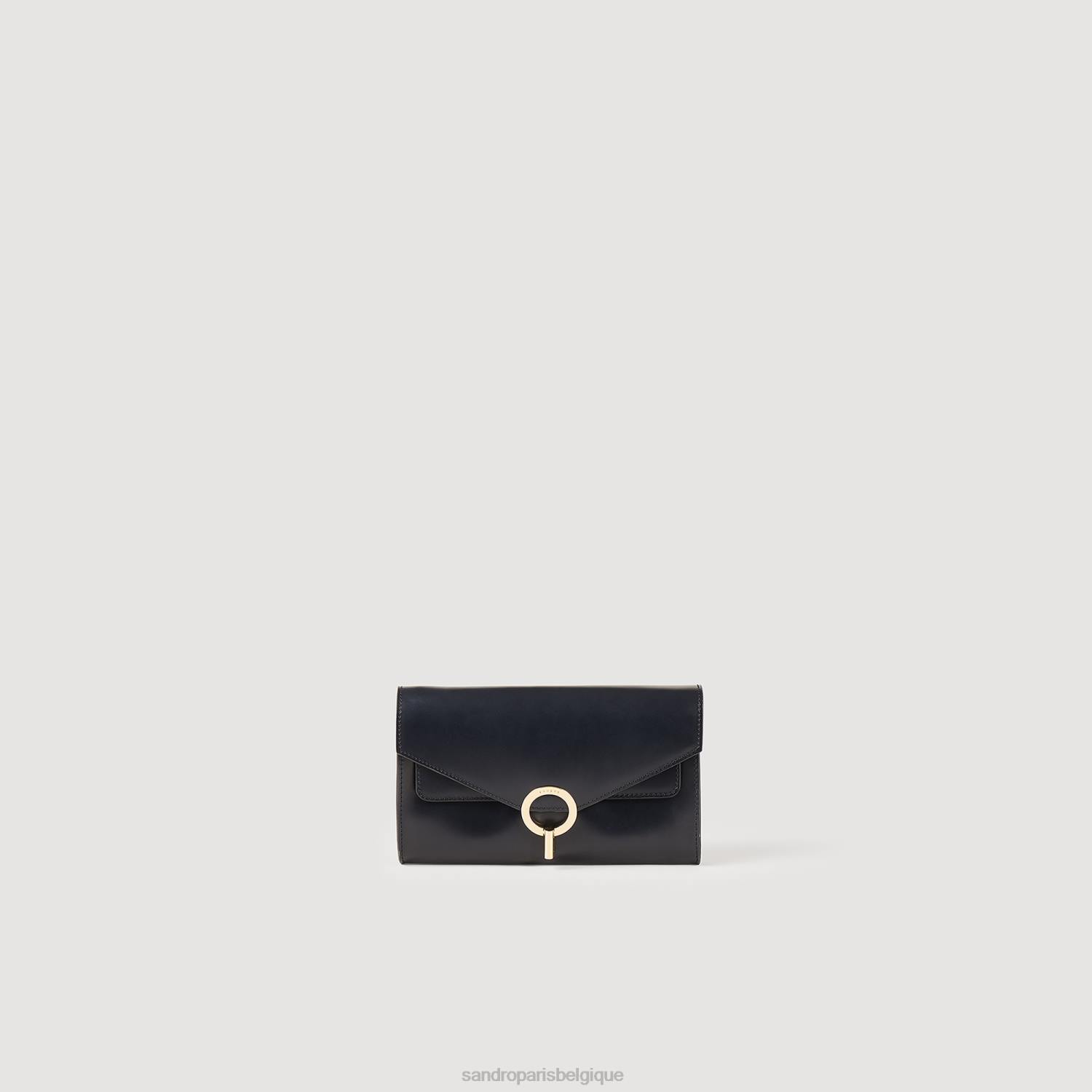 accessoires Sandro Paris pochette à poche yza noir femmes XLXD511