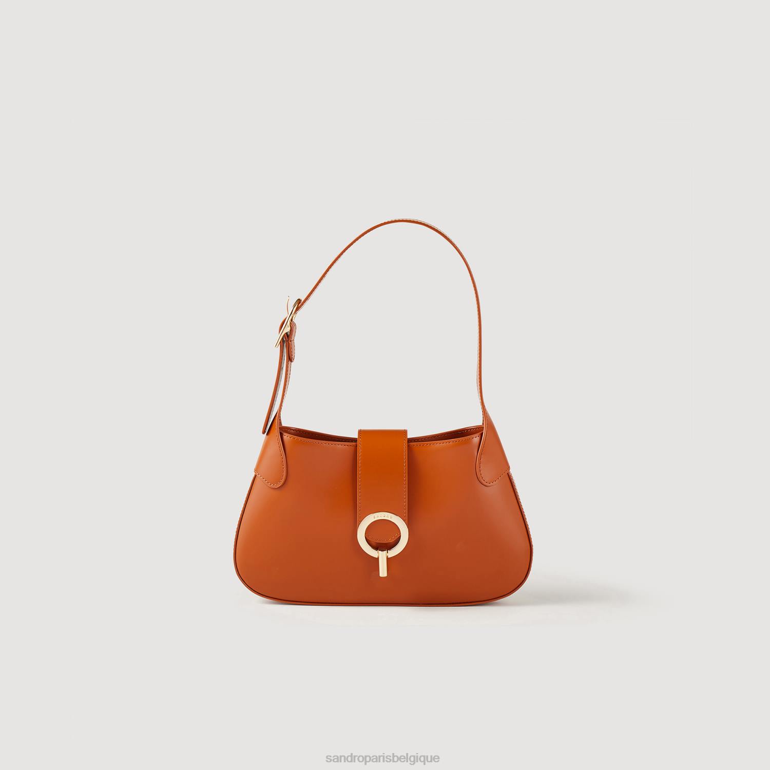 accessoires Sandro Paris sac baguette caramel femmes XLXD555