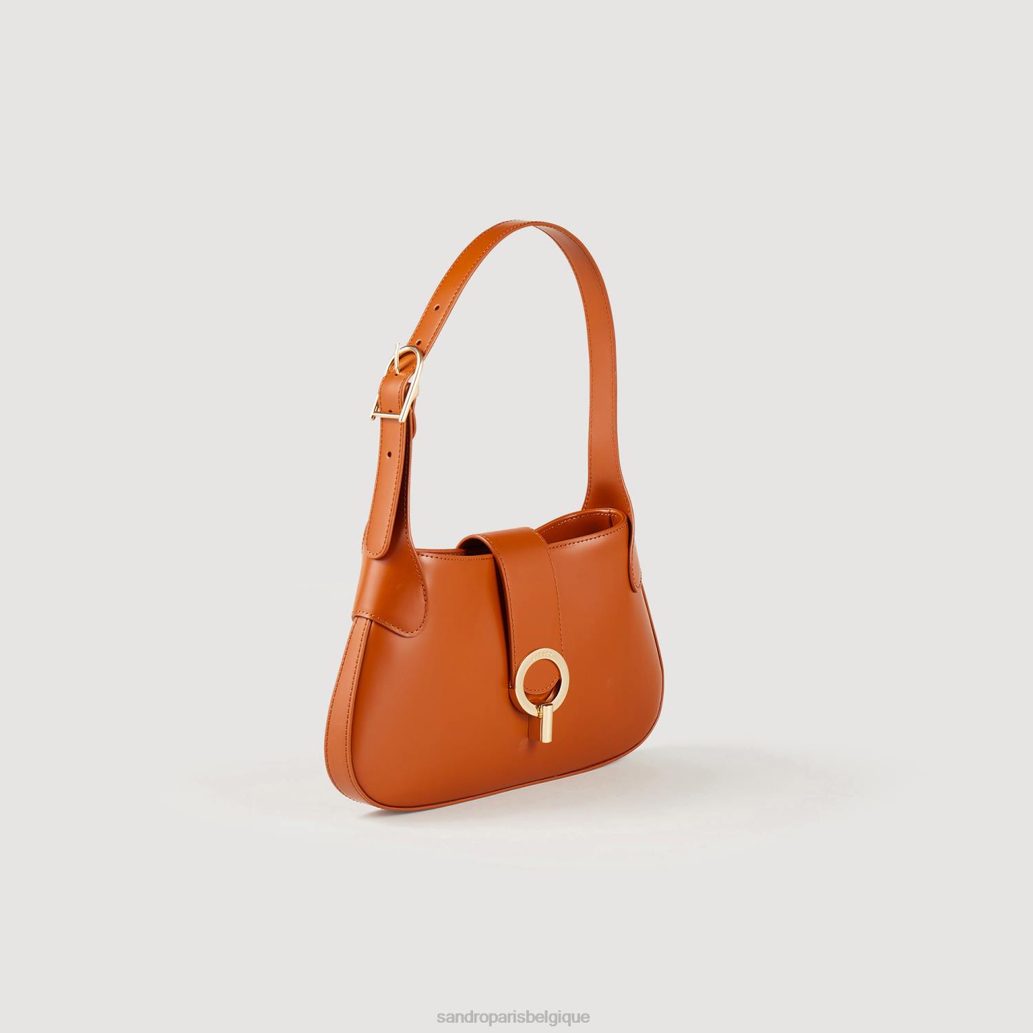 accessoires Sandro Paris sac baguette caramel femmes XLXD555