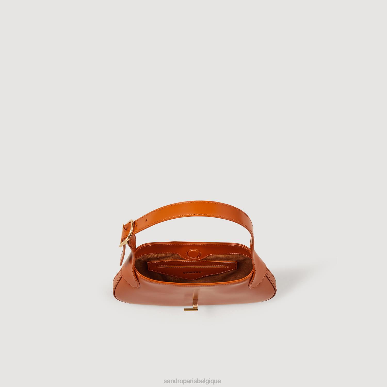 accessoires Sandro Paris sac baguette caramel femmes XLXD555