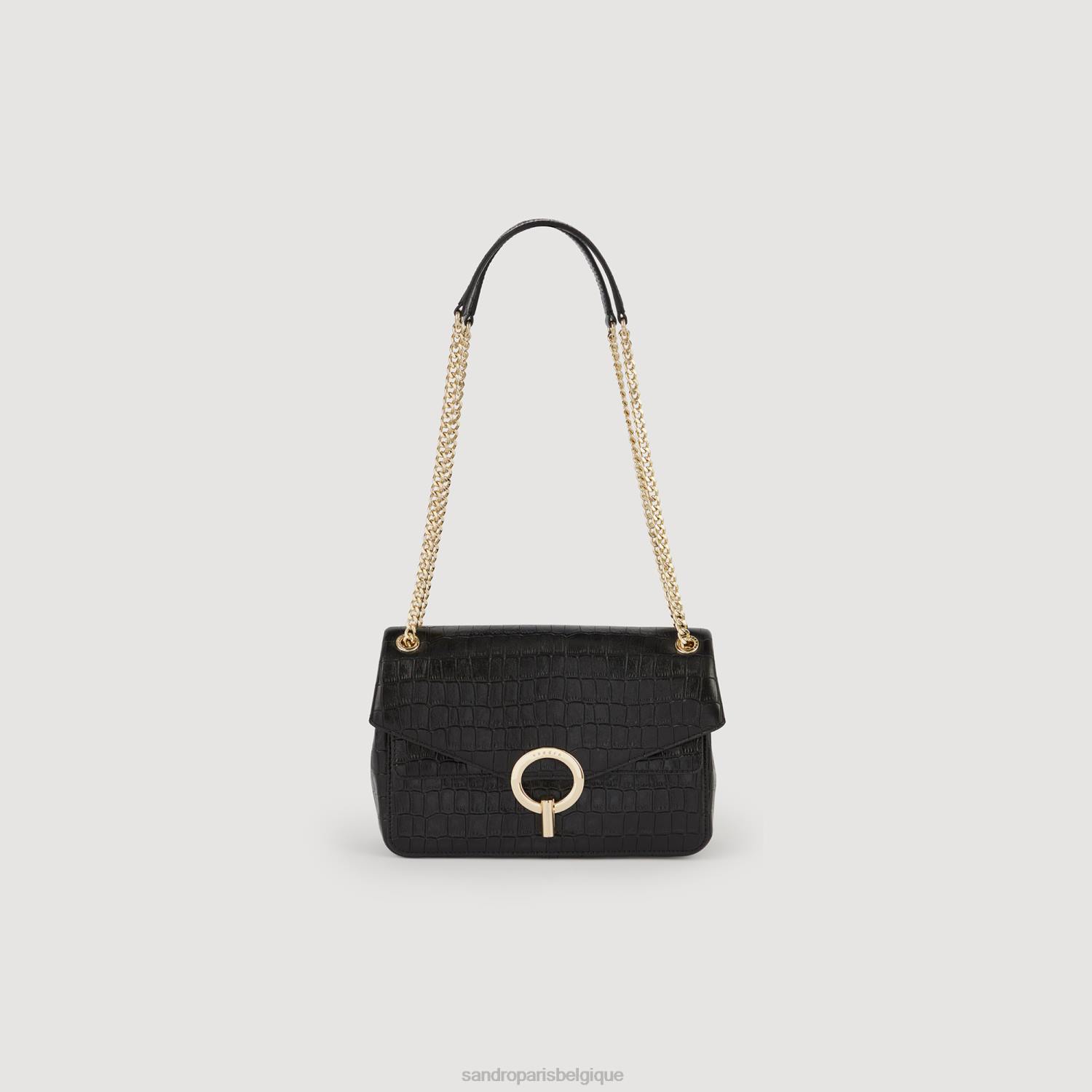 accessoires Sandro Paris sac yza noir femmes XLXD533