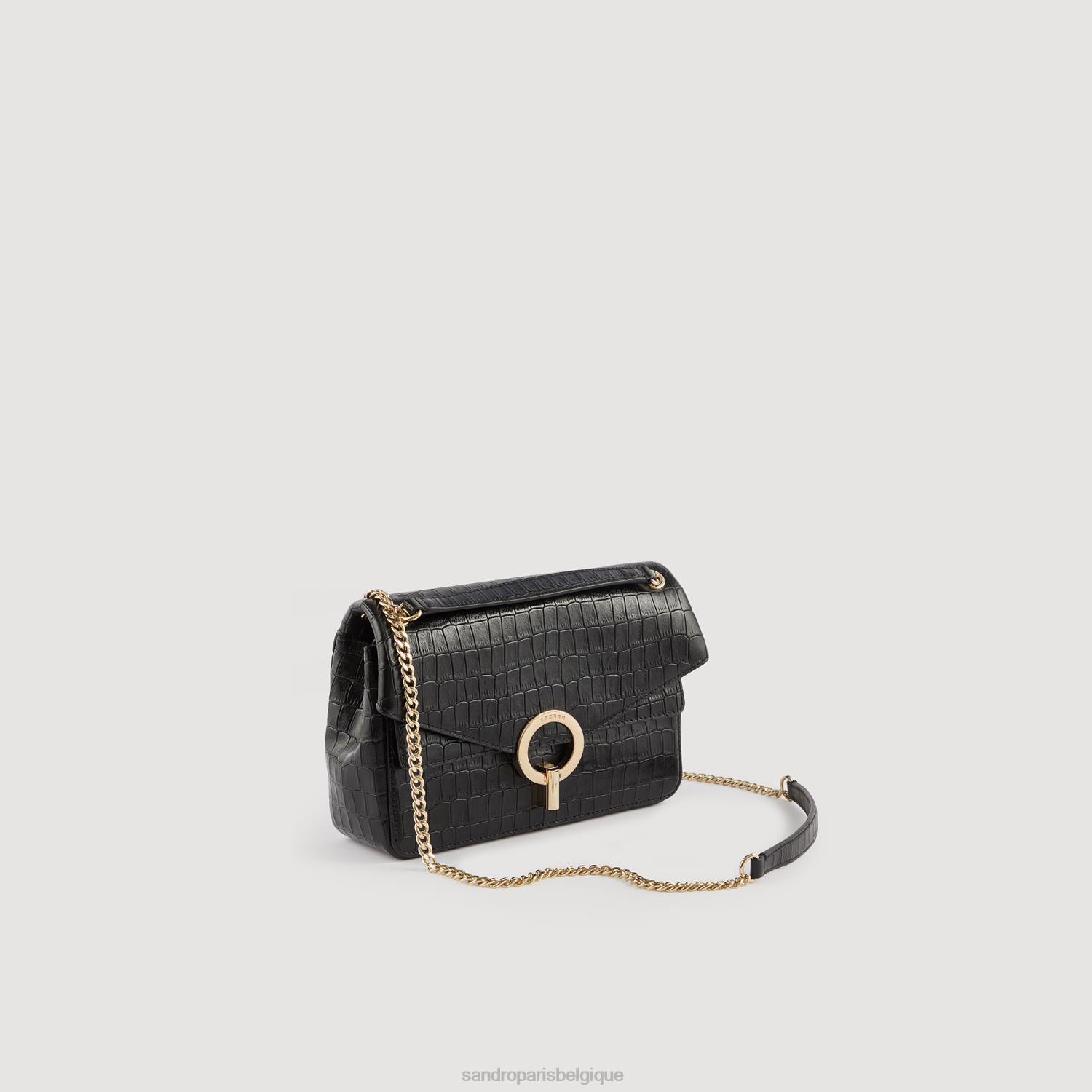 accessoires Sandro Paris sac yza noir femmes XLXD533