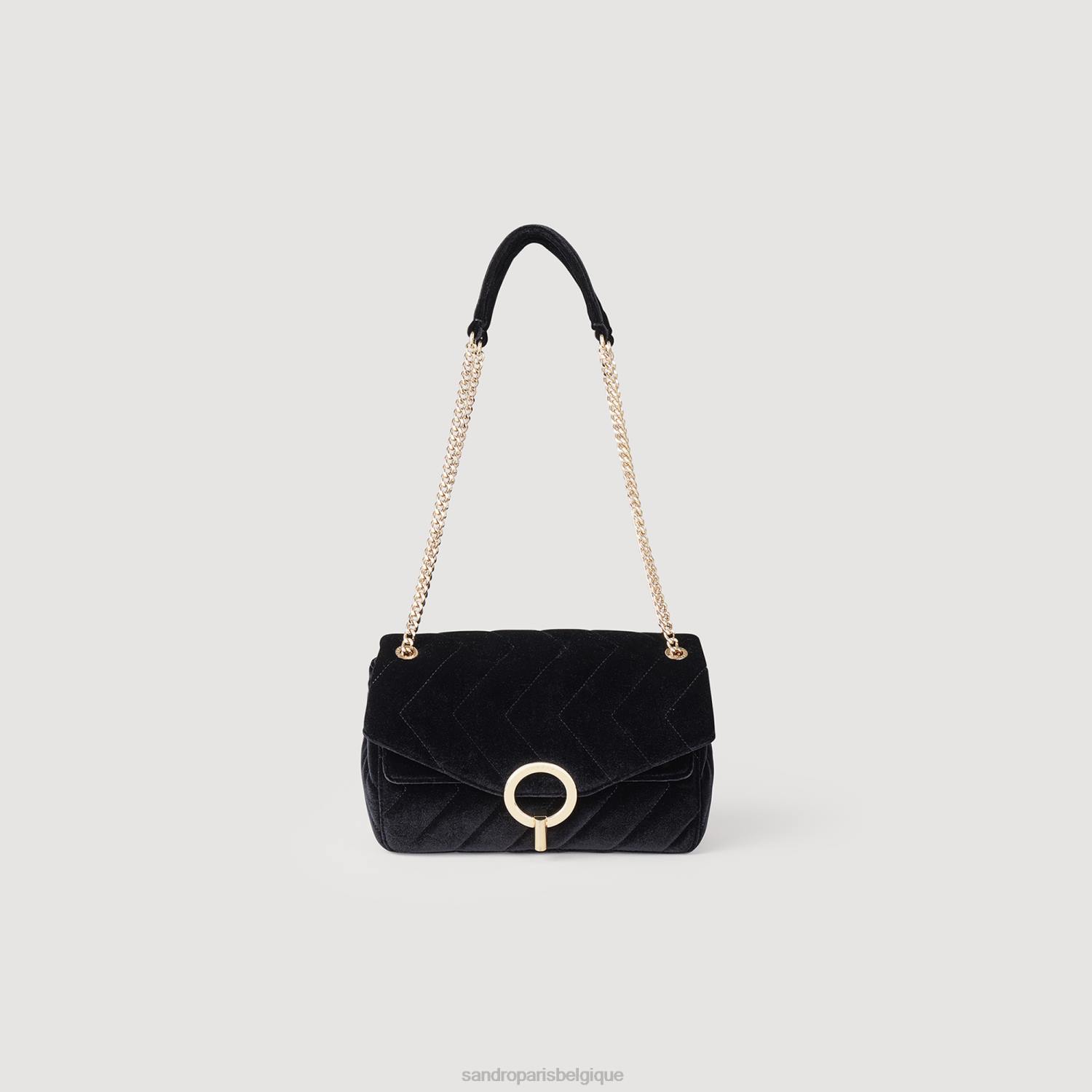 accessoires Sandro Paris sac yza noir femmes XLXD536