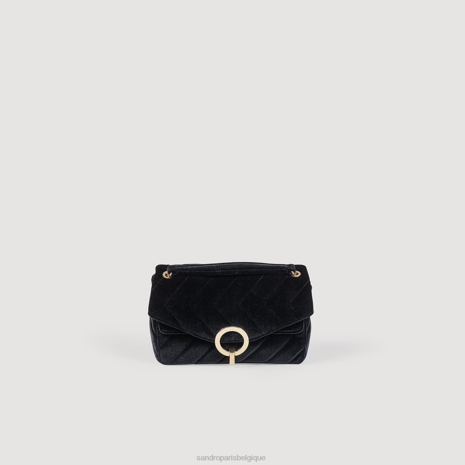 accessoires Sandro Paris sac yza noir femmes XLXD536