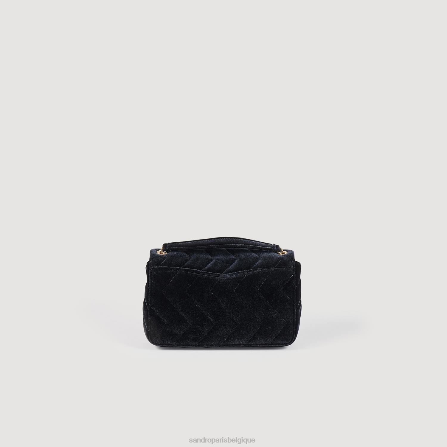 accessoires Sandro Paris sac yza noir femmes XLXD536