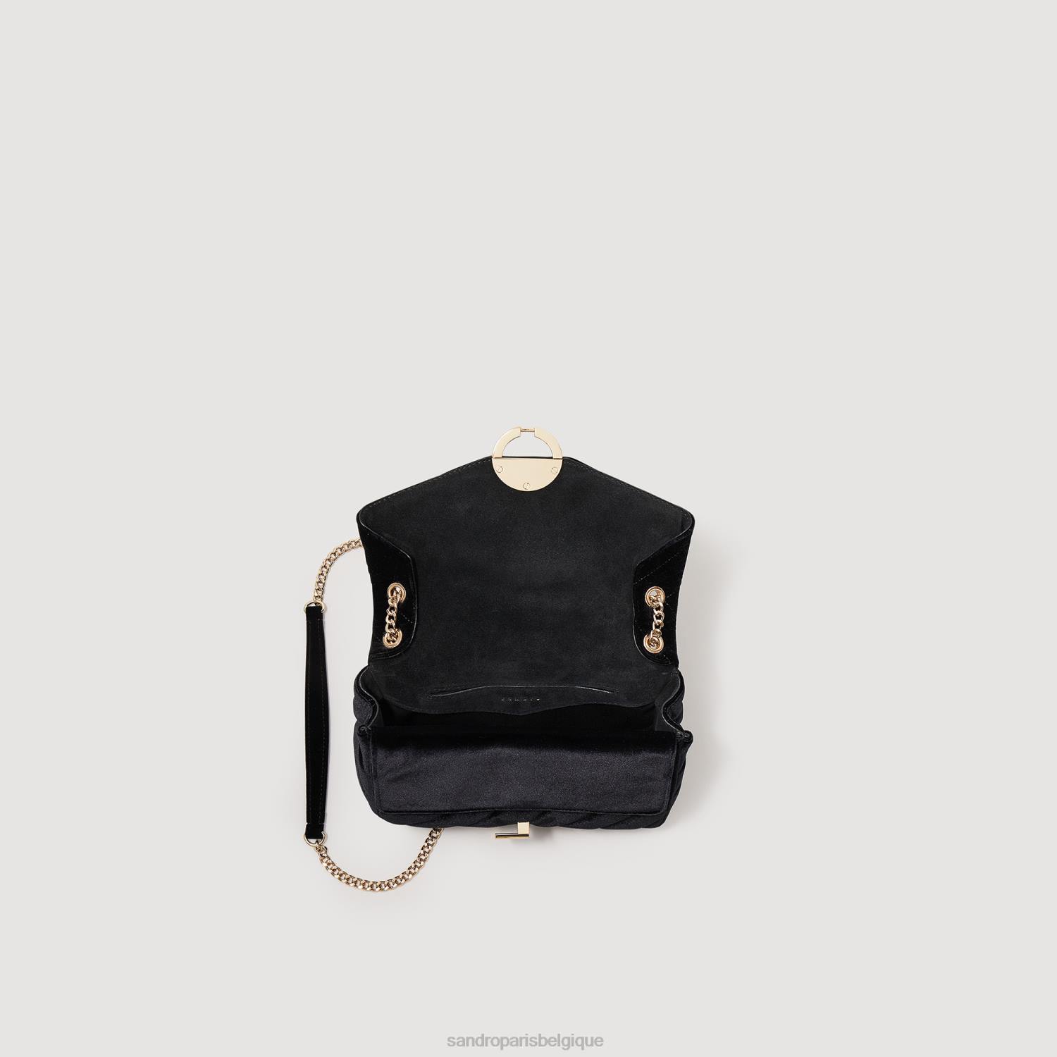 accessoires Sandro Paris sac yza noir femmes XLXD536
