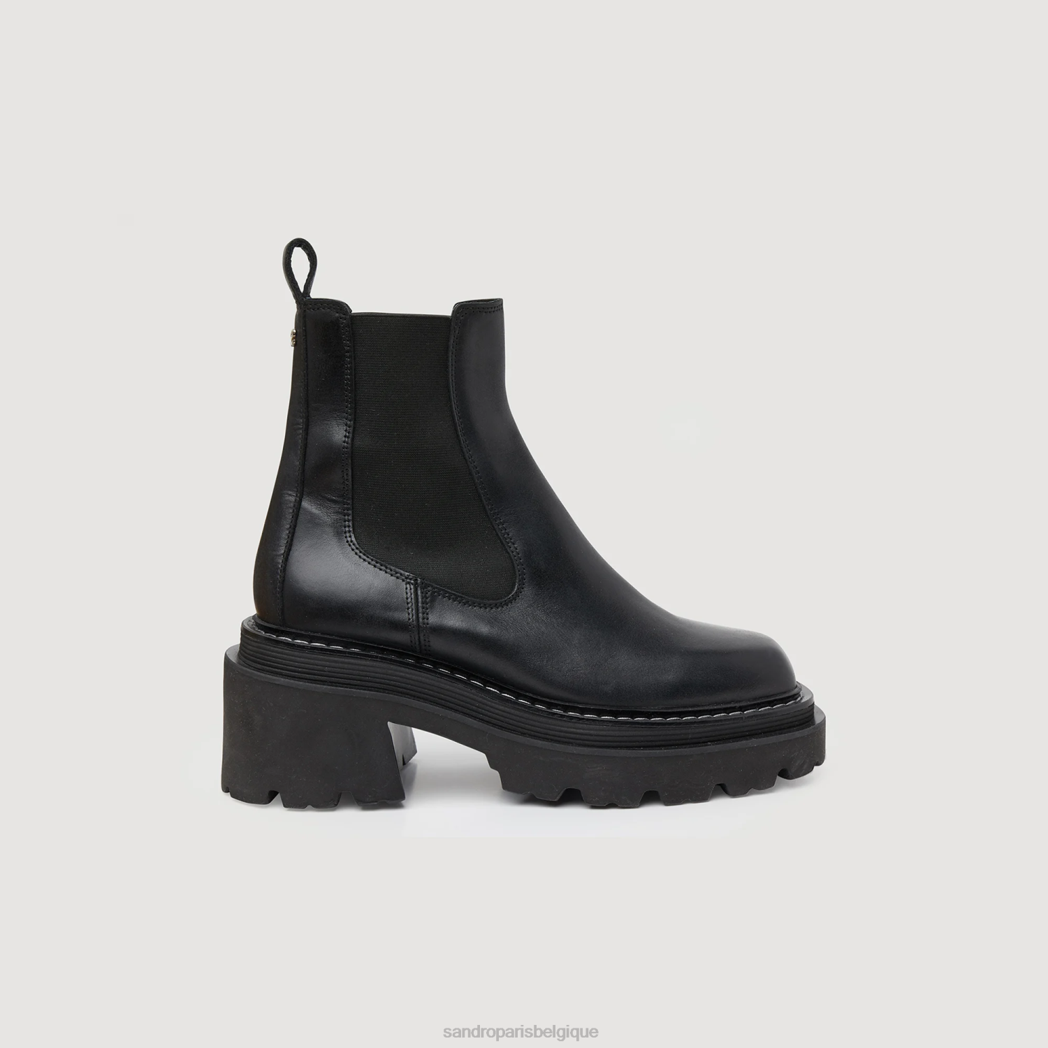 chaussure Sandro Paris bottines chelsea noir femmes XLXD490