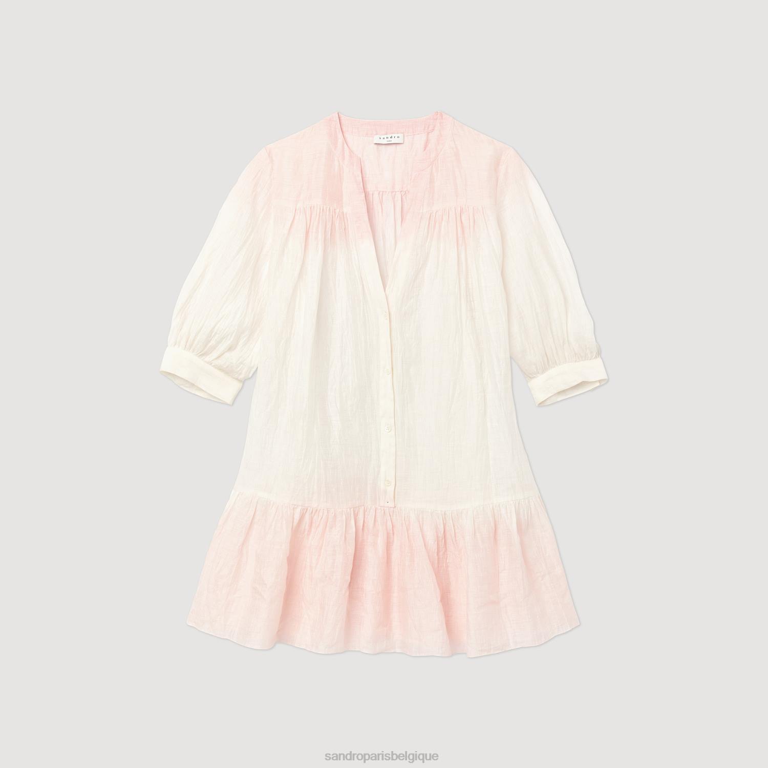 vêtements Sandro Paris robe tie & dye multicolore femmes XLXD451