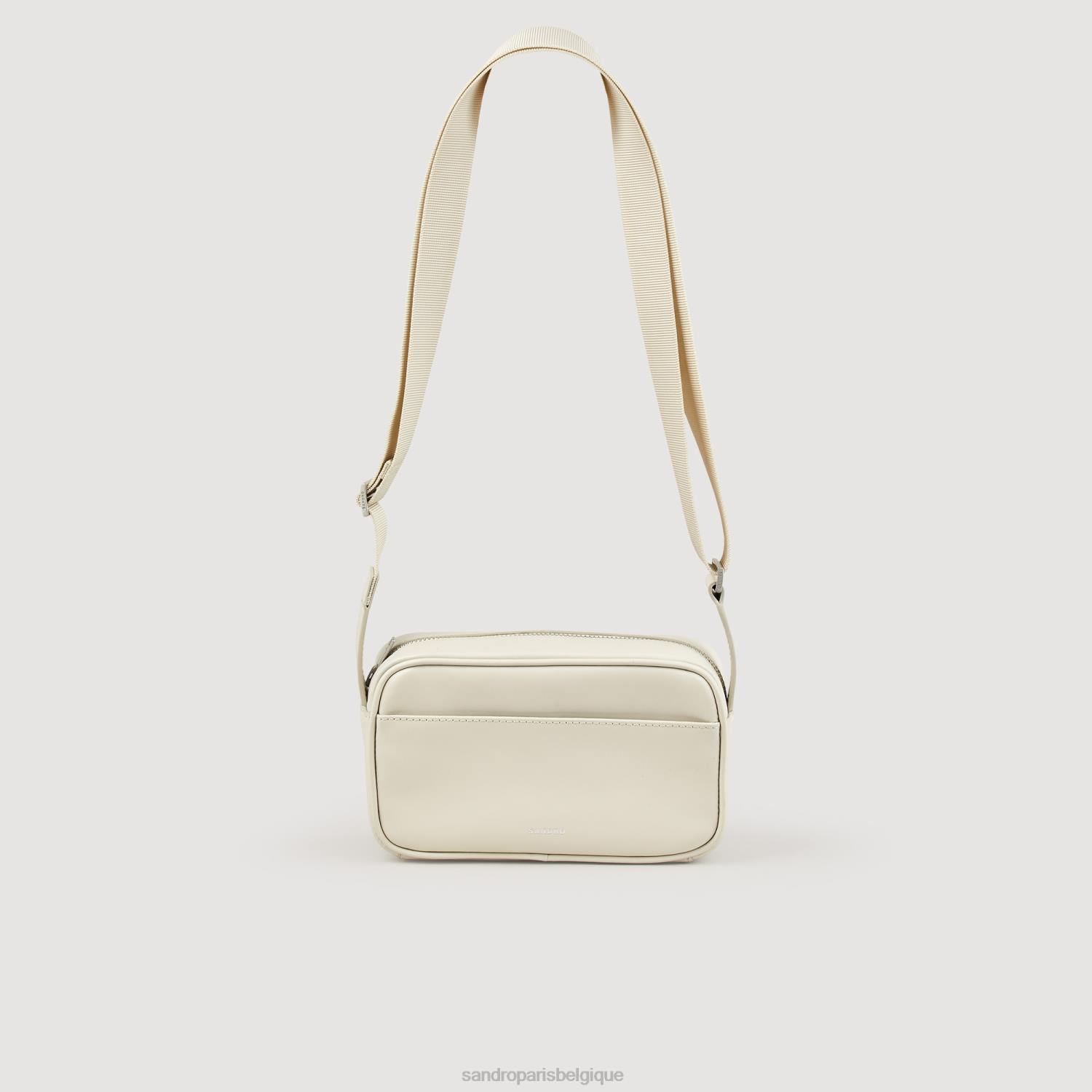 accessoires Sandro Paris petit sac en cuir lisse une couleur Hommes XLXD850