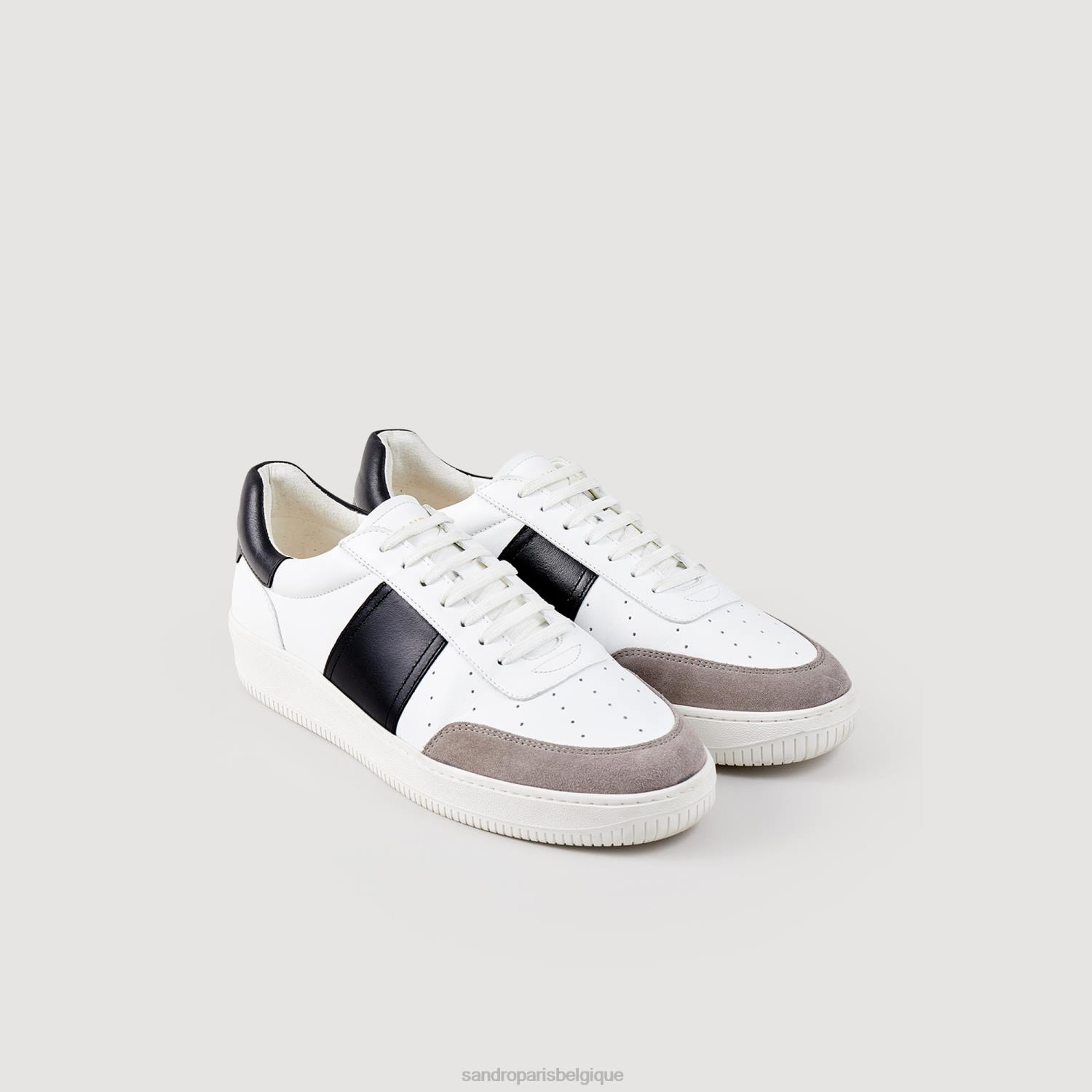 chaussure Sandro Paris baskets basses blanc Hommes XLXD838