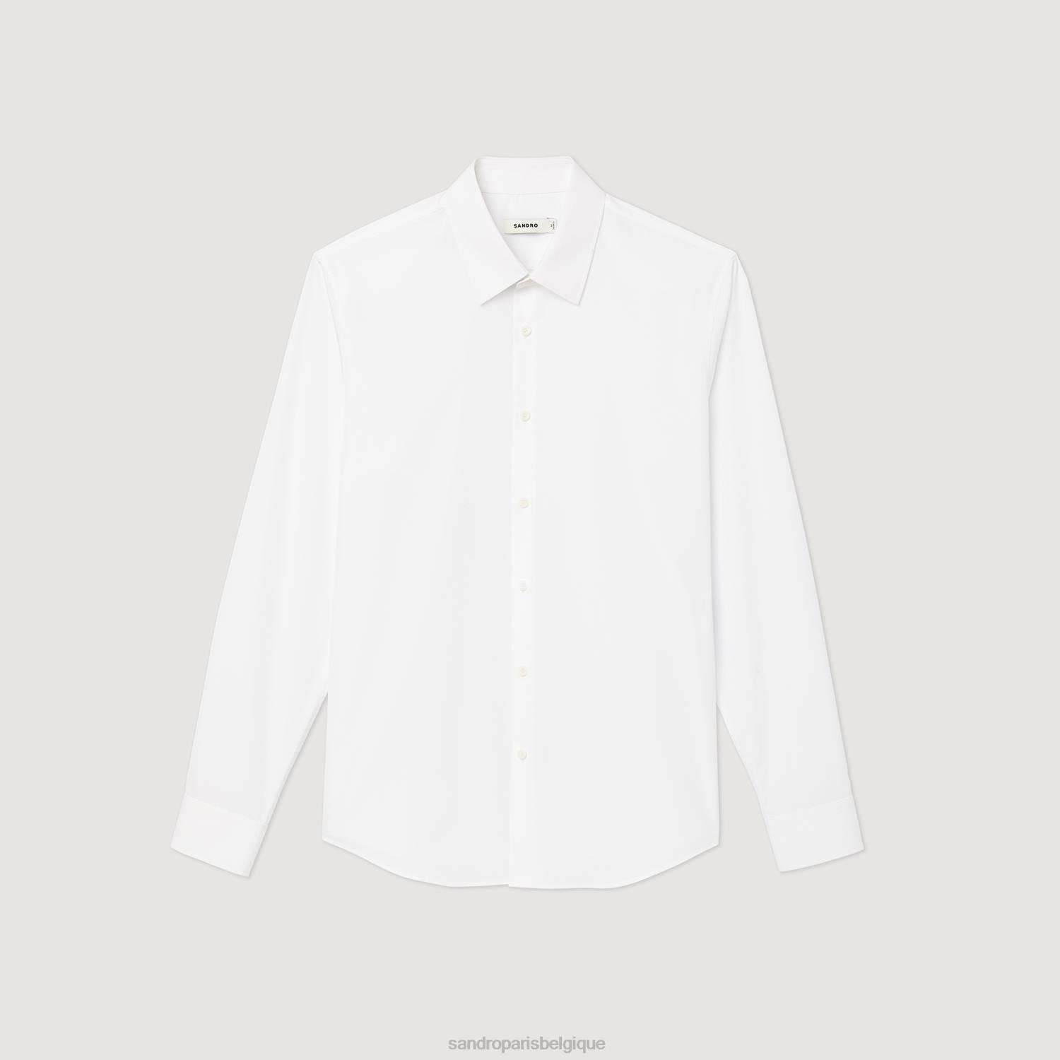 vêtements Sandro Paris chemise classique blanc Hommes XLXD756
